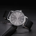 2025 Men Watches Top Brand Luxury Brown Leather Band Quartz Wristwatch Men's Casual Simple Watch Wrist Male Clock Reloj Hombre