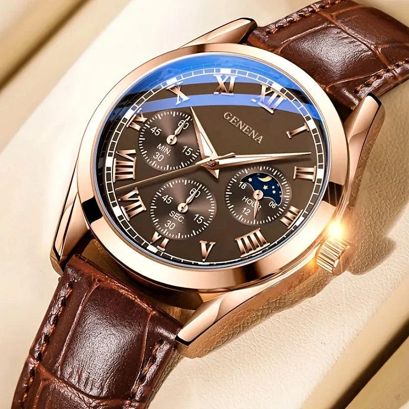 Men's business and casual quartz watch