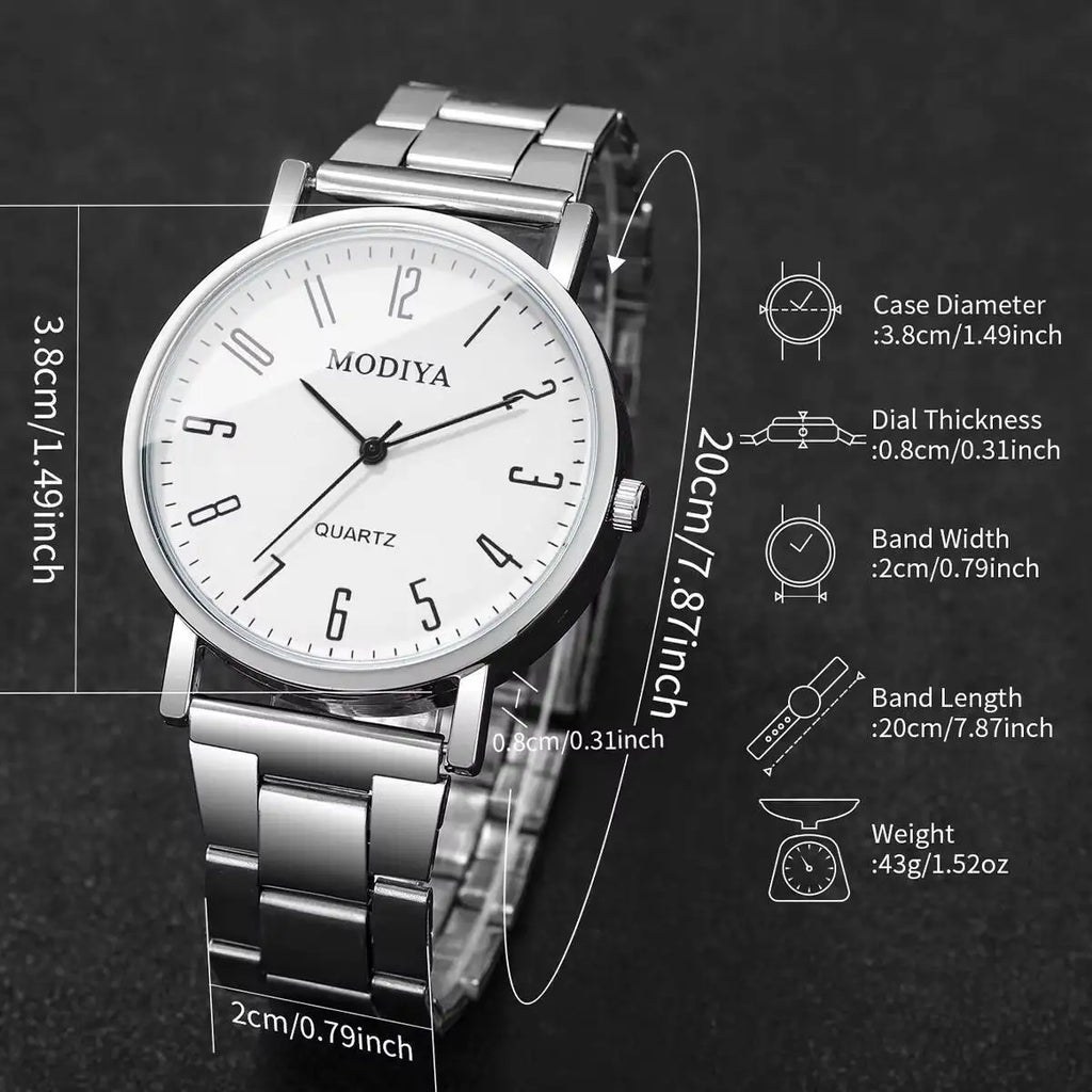 Fashion Men Business Watches Casual Analog Quartz Watch Men's Wristwatch Reloj Hombre（Without Box）