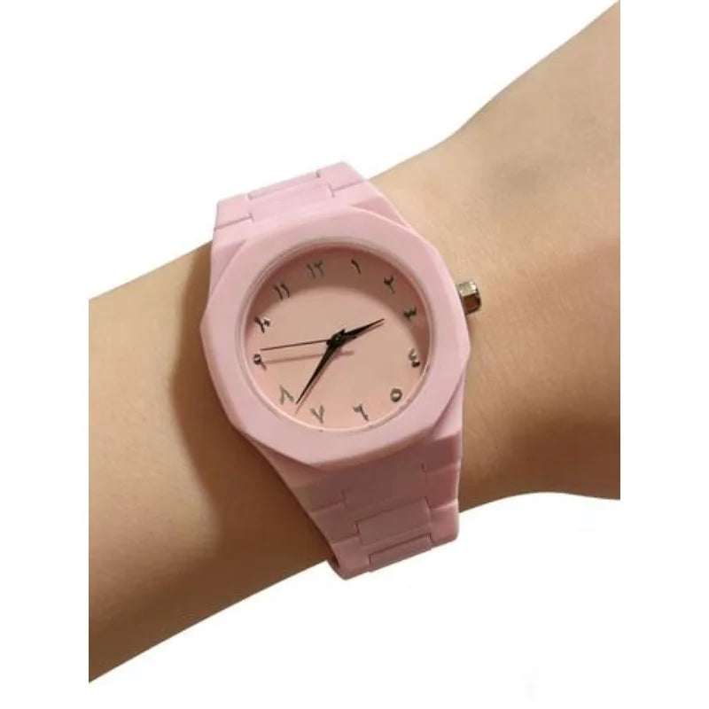 New hot selling men's high-end quartz watch, Arabic numeral watch, fashionable and simple couple watch