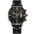 2025 Fashion Men Stainless Steel Watch Luxury Calendar Quartz Wrist Watch Mens Business Watches for Man Clock Montre Homme